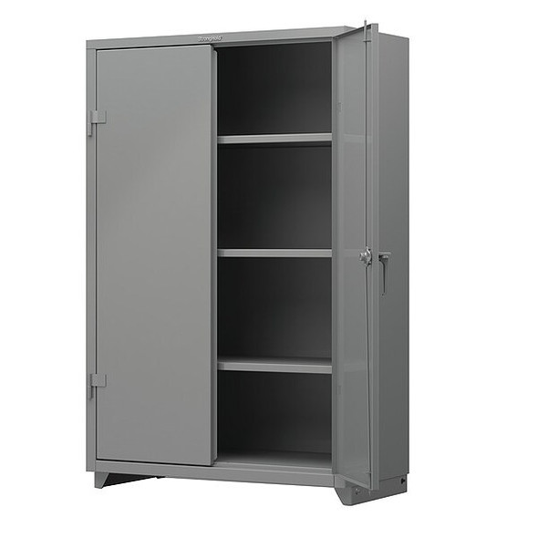 Strong Hold Storage Cabinet,75"x48"x24",Gray,3Shlv 46-243-L Strong Hold Storage Cabinet,75"x48"x24",Gray,3Shlv 46-243-L