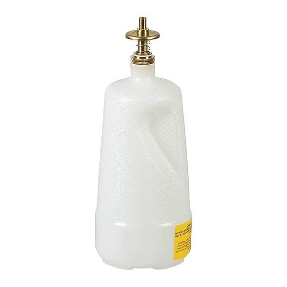 Justrite Solvent Dispensing Bottle,4" dia. 14012