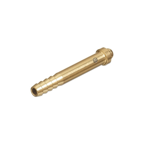 Inert Arc Nipples, 200 PSIG, Brass, 2 in, 3/16 in Hose ID Pack of 25