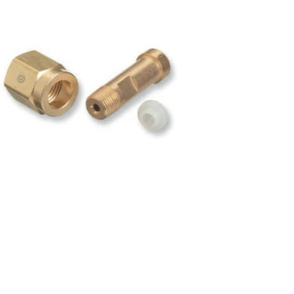 Regulator Inlet Nut, Hydrogen, Natural Gas, Stainless Steel, CGA-350