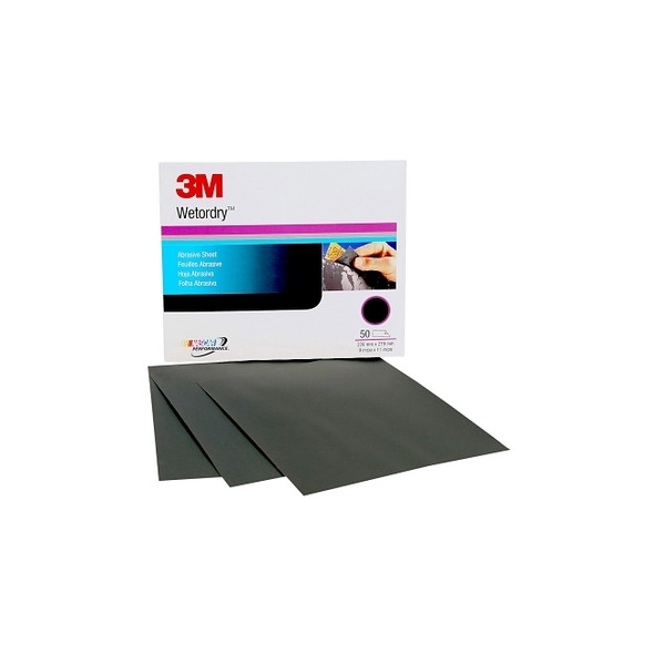 Wetordry™ Paper Sheets, Aluminum Oxide, P800 Grit, 11 in Long