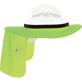 Ergodyne Chill-Its 6661 Universal Hard Hat Brim with Neck Shade One Size Lime