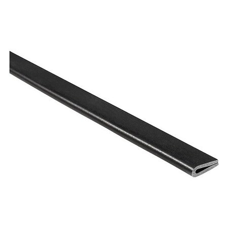 Trim-Lok Rubber Edge Trim,100ft L,Black,1/8in W X2013-100