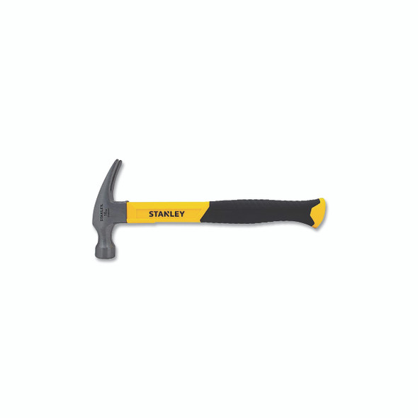Claw Fiberglass Hammer, Steel, 13 in, 16 oz Head