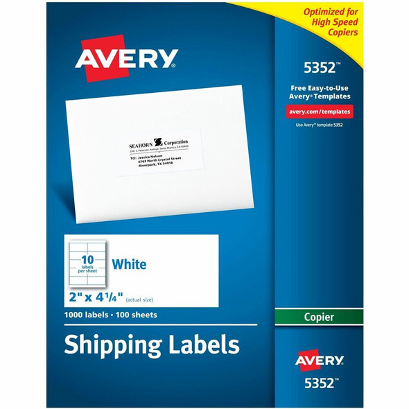 Avery&reg;  Shipping Label 5352