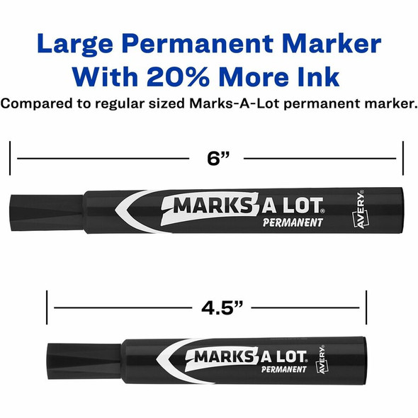 Avery&reg; Marks A Lot Marks-A-Lot Permanent Marker 24800