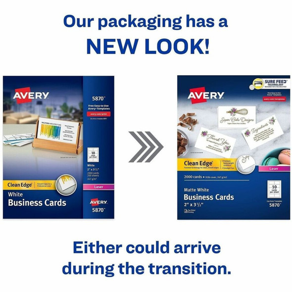 Avery&reg; Clean Edge Business Card 5870 SPR-AVE5870