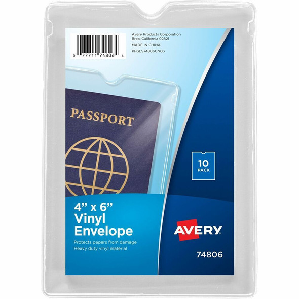 Avery&reg;  Vinyl File Pocket 74806