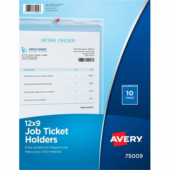 Avery&reg;  Vinyl File Pocket 75009