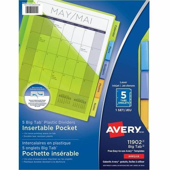 Avery Big Tab Tab Divider 11902