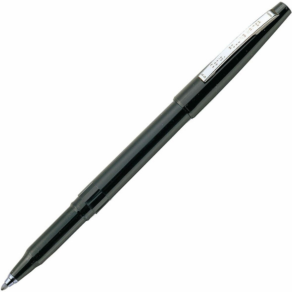 Pentel Rolling Writer Pens - Black Ink - Black Plastic Barrel - 12 / Dozen