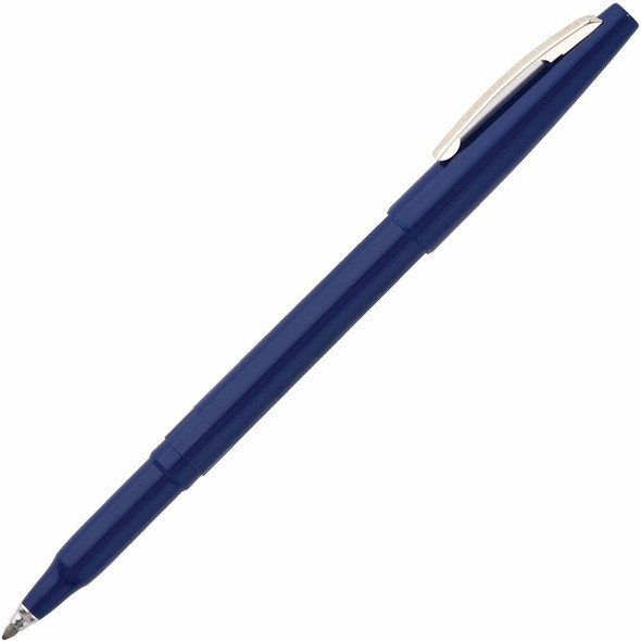 Pentel Rolling Writer Pens - Blue Ink - Blue Plastic Barrel - 12 / Dozen