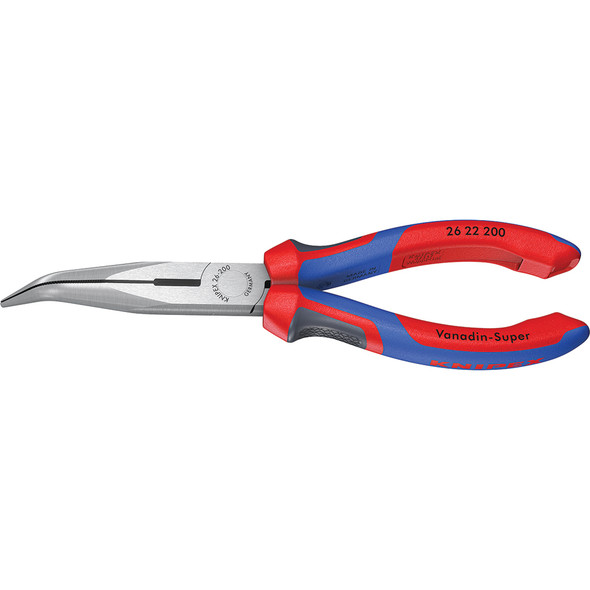 8" Long Nose 40° Angled Pliers with Cutter 2622200SBA