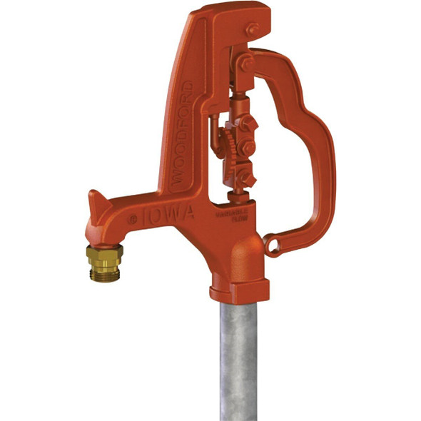 Y34-4 Woodford Y34 1 In. NPT X 3/4 In. MPT X 4 Ft. Galvanized Pipe Freezeless Yard Hydrant
