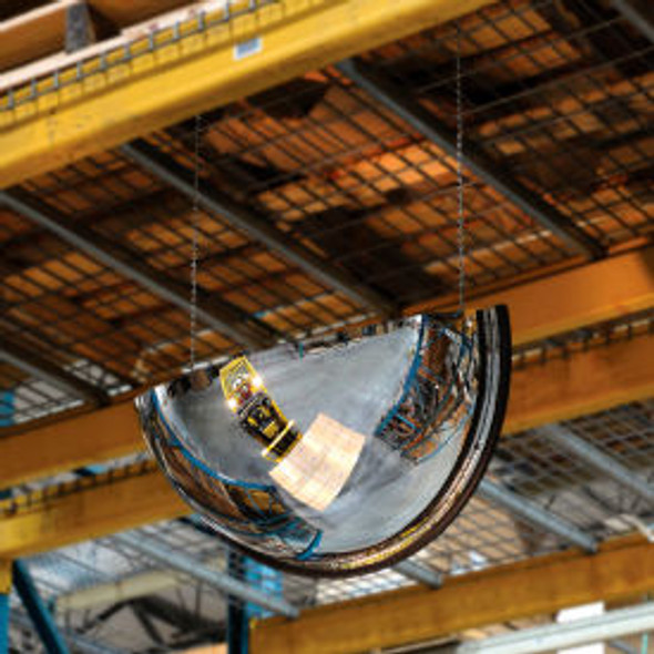 Global Industrial Half Dome Acrylic Mirror Indoor 36"" Dia. 180 degrees Viewing Global Industrial Half Dome Acrylic Mirror Indoor 36"" Dia. 180 degrees Viewing