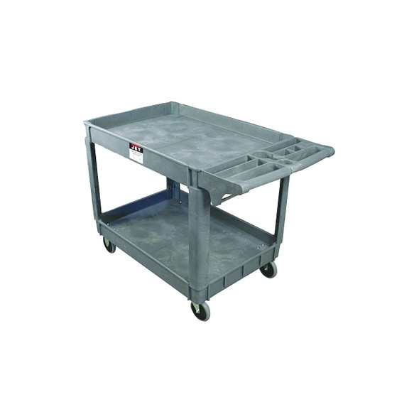 Utility Cart, 550 lb, 46 in x 25-1/2 in x 33-1/2 in, Gray