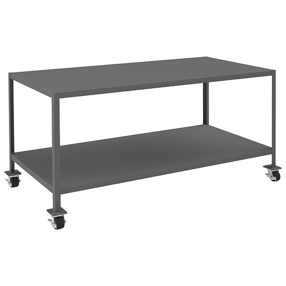 Durham Mfg Mbl Mach Table,36x72x36,3000 lb,2 Shlf MTM367236-3K295
