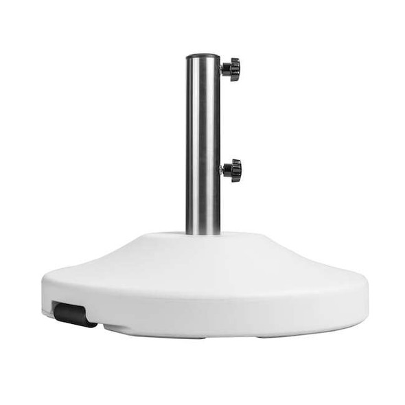 Us Weight 80 lb Umbrella Base, White FUB80W