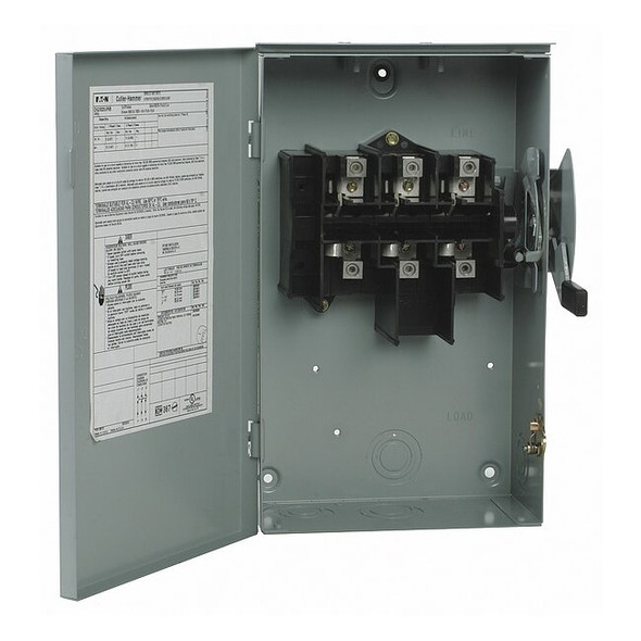 Eaton Nonfusible, Safety Switch, General Duty, 240 V, 3PST, NEMA 1 DG321UGB