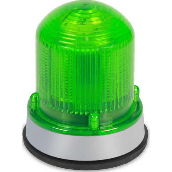 Edwards Signaling Warning Light, Green, LED, 120V AC, 65 FPM, 3 1/4 in Dia. 125XBRMG120A