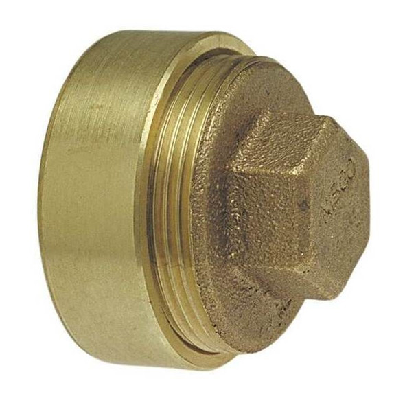 Nibco Plug, Bronze, FTG 2 in, Plug 1 1/2 in 816S 2X11/2
