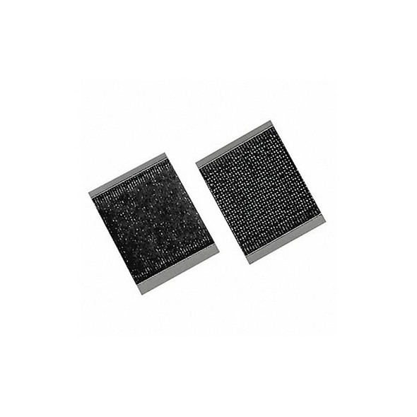 Manufacturer Varies Hook-and-Loop Fast, Black, Square, PK100 16U728