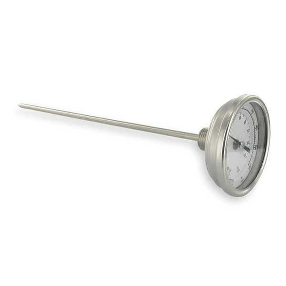 Long reach bimetal thermometer, 24" stem, range 0-200 Degrees F.