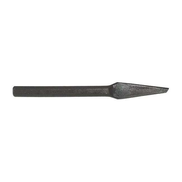 Mayhew Chisel,1/4in. Tip,5-3/4in. L,Half Round 10502MAY
