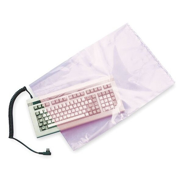 Manufacturer Varies Open Poly Bags, 2 mil, Pink, None, 1000 PK 2EWK7