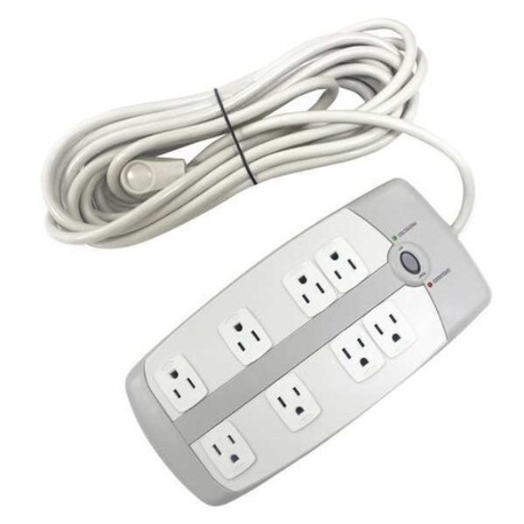 Manufacturer Varies Surge Protector Outlet Strip,White 52NY53 Manufacturer Varies Surge Protector Outlet Strip,White 52NY53