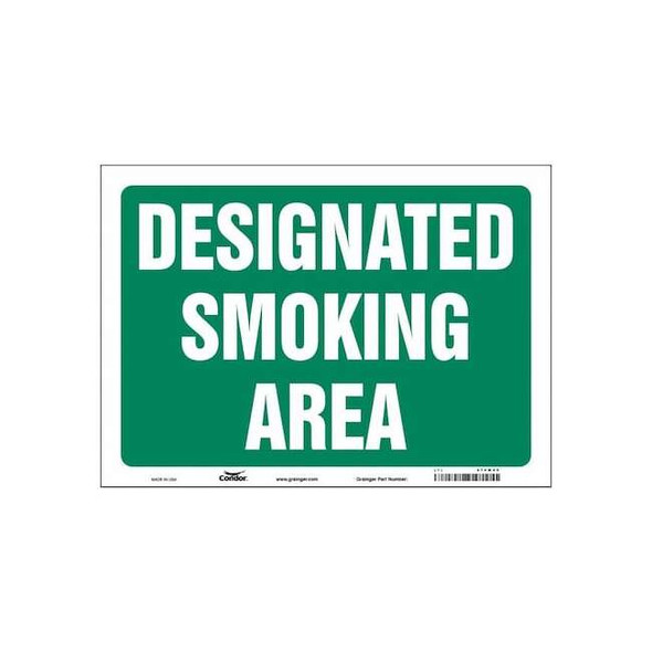 Safety Sign, 10" H, 14 in W, Vinyl, Horizontal Rectangle, English, 474M40