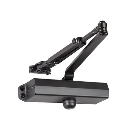 Norton Door Controls Manual, Hydraulic, Door Closer, Black 1601H x BSP