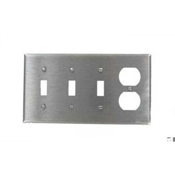 Leviton Receptacle Wall Plate,4.5 in H 84043