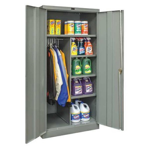Manufacturer Varies Combo Wardrobe Cabinet,72"H,36"W,Gray 250C362472A-HG Manufacturer Varies Combo Wardrobe Cabinet,72"H,36"W,Gray 250C362472A-HG