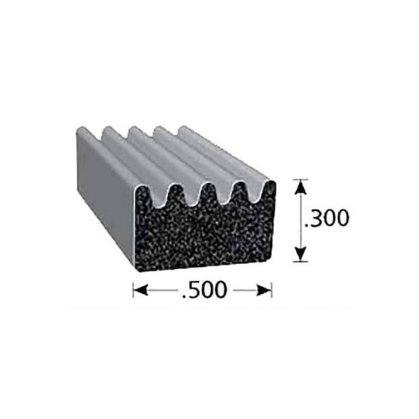Fairchild Seal, EPDM Rubber, Black, 50 ft L RS1026-50