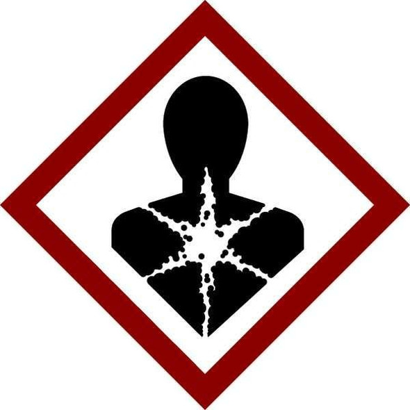 Brady Label,GHS Health Danger,Paper, 16/Sheet 118906