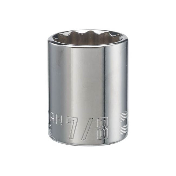 Craftsman Sockets, 1/2" Drive 7/8" 12 Point SAE Sh CMMT47512
