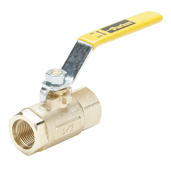 Manufacturer Varies 3/8" SAE Female Brass Ball Valve Inline XV506P-6
