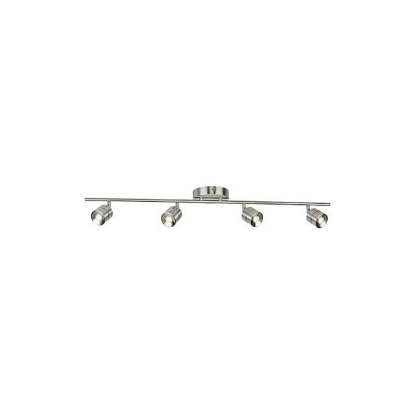 Afx Core 4 Light LED Fixed Rail,Nickel CRRF4450L30SN