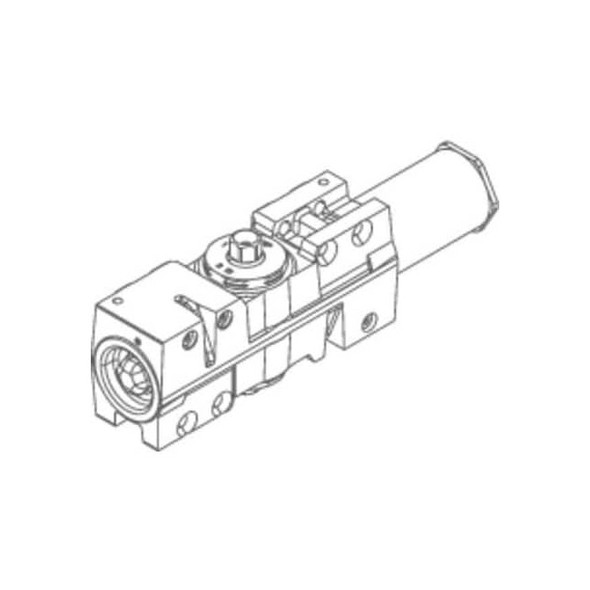 Lcn Standard Cylinder Assembly,12-1/8 in. L 4011-3071 RH AL
