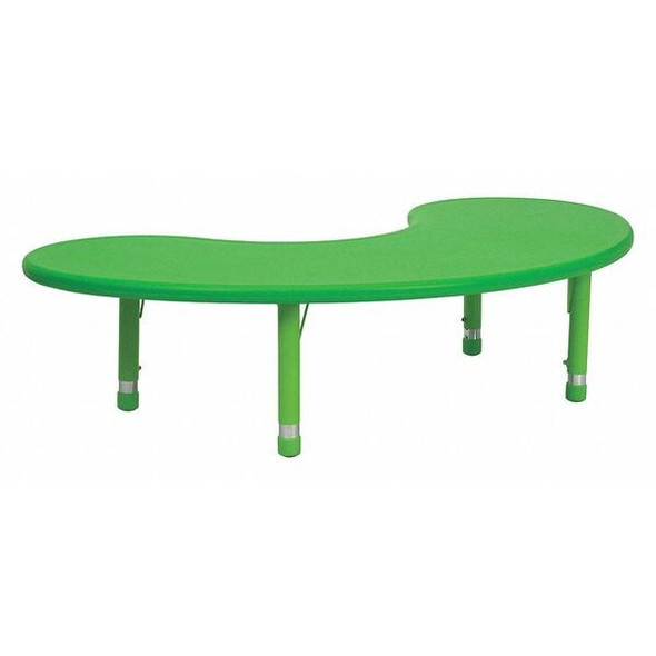 Kidney Activity Table, Plastic, Steel, Green