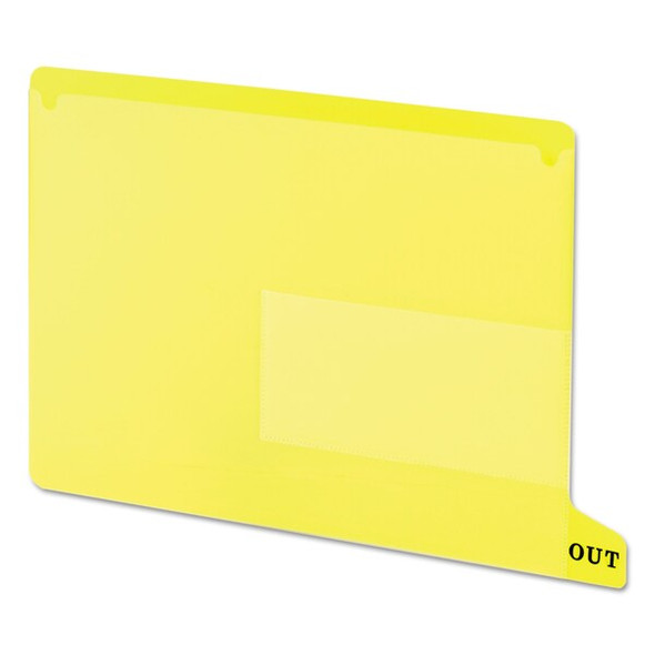 Smead Outguide,Pockets,Yellow,PK25 61956