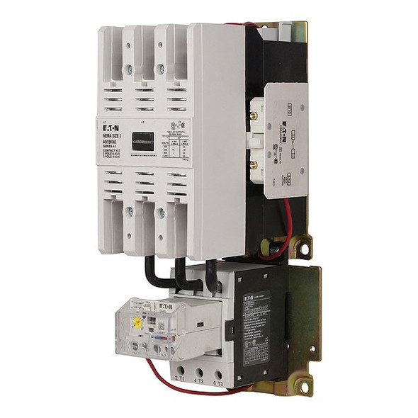 NEMA Magnetic Motor Starter, Non-Reversing, 1NO, 120V AC, 3 P