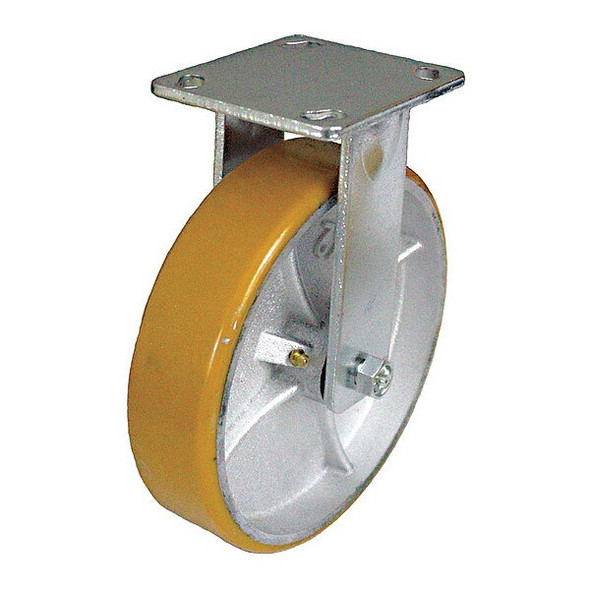 Manufacturer Varies Plate Caster,1250 lb. Ld Rating,Ball P25R-UY080KP-14-001