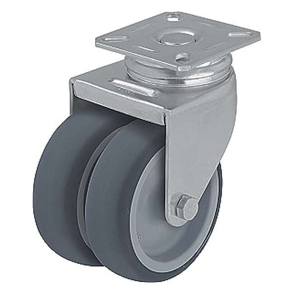 Manufacturer Varies Plate Caster,Swivel,Rubber,2 13/16"H LDA-TPA 50G