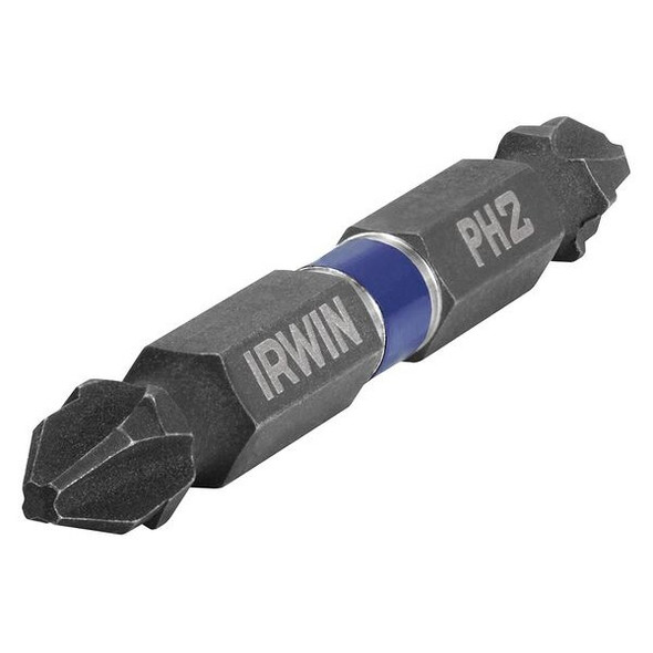 Irwin DblEndedDriverBit,0.25" Hex,L:2.5",PK2 IWAF32DEPH22