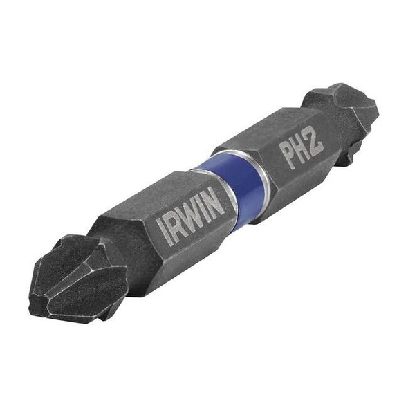 Irwin DblEndedDriverBit,0.25" Hex,L:2.5",PK2 IWAF32DEPH22