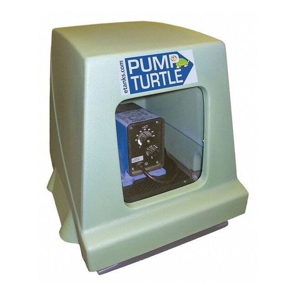 The Pump Turtle Containment Enclosure, Holds 1 Pump, 18-3/4"Lx18"Wx19"H, Green
