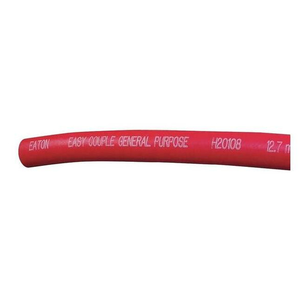 Boston Easy Couple Hose,1/4" I.D.,250 ft. L,Red H20104RD-250R