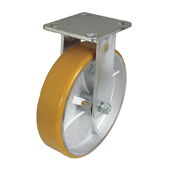 NSF-Listed Plate Caster,700 lb. Ld Rating,Ball